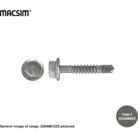 SCREW SDM HEX BARE C4 14-10 X 150 
